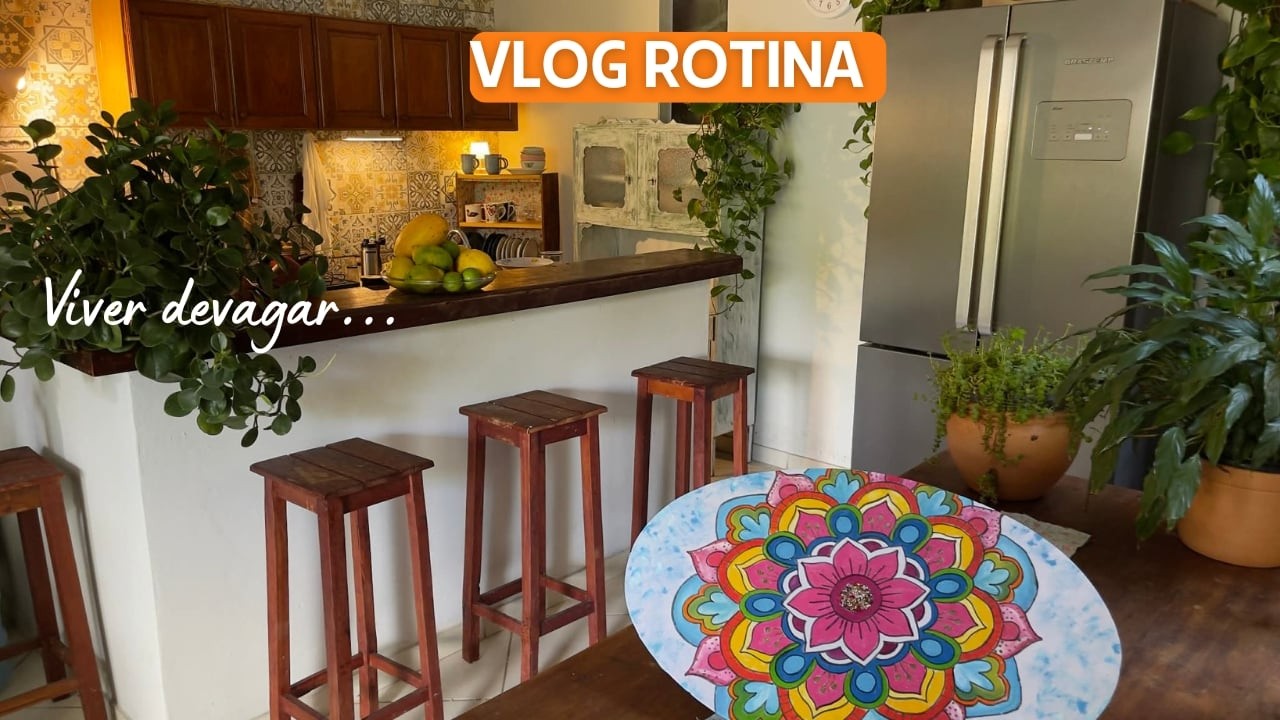 Um dia tranquilo e chuvoso 🌧️| Receita de hambúrguer saudável, quadro de mandala ✨ | Vivendo devagar