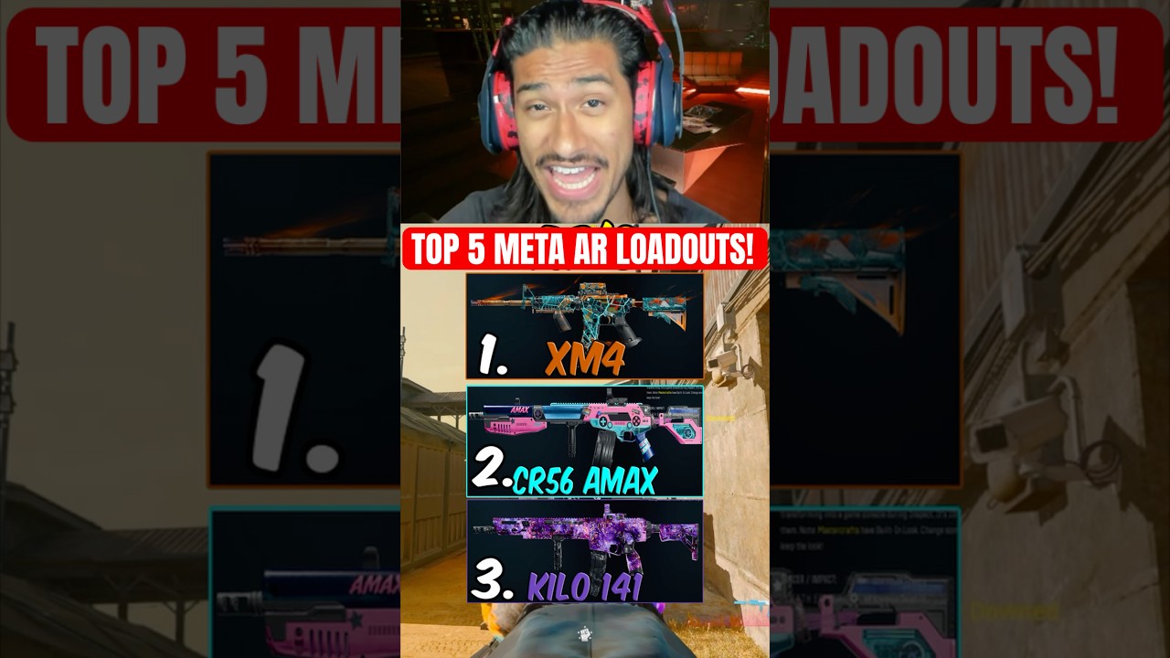 Top 5 META AR LOADOUTS In Warzone!!