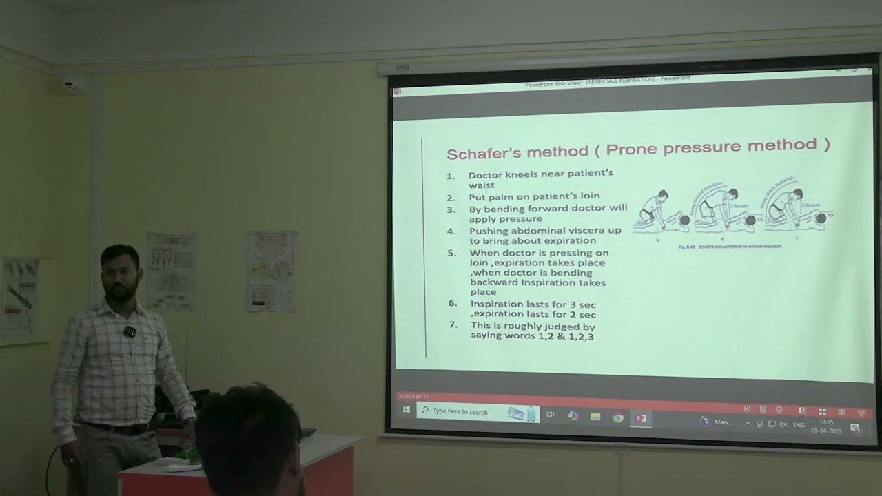 Lecture On Artificial Respiration: Manual Methods & Life-Saving Techniques | MBBS | TSMC