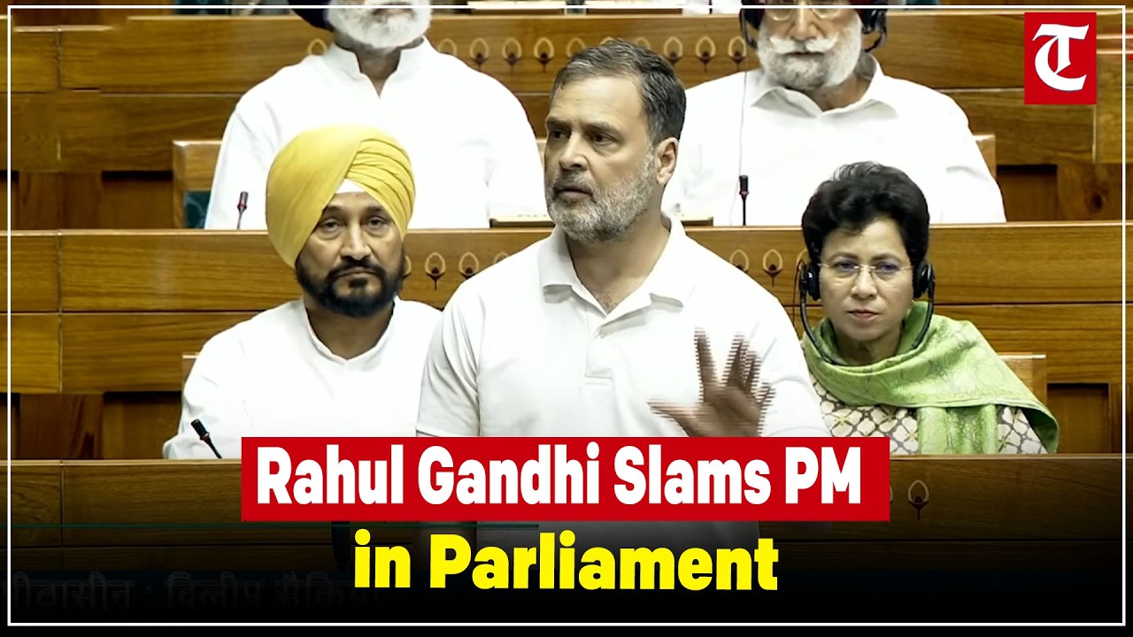 Rahul Gandhi Alleges PM Compromised During Parliament Budget Session Debate
