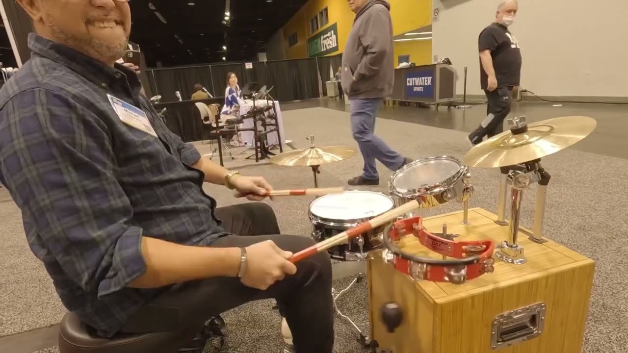 Drummers Dream Kit & Michael Alba @ NAMM 2022