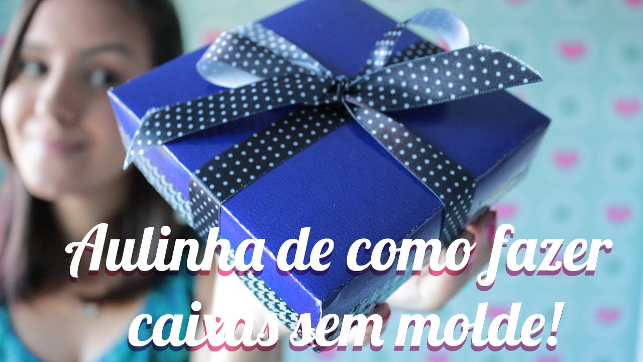 Aulinha de caixa sem molde!