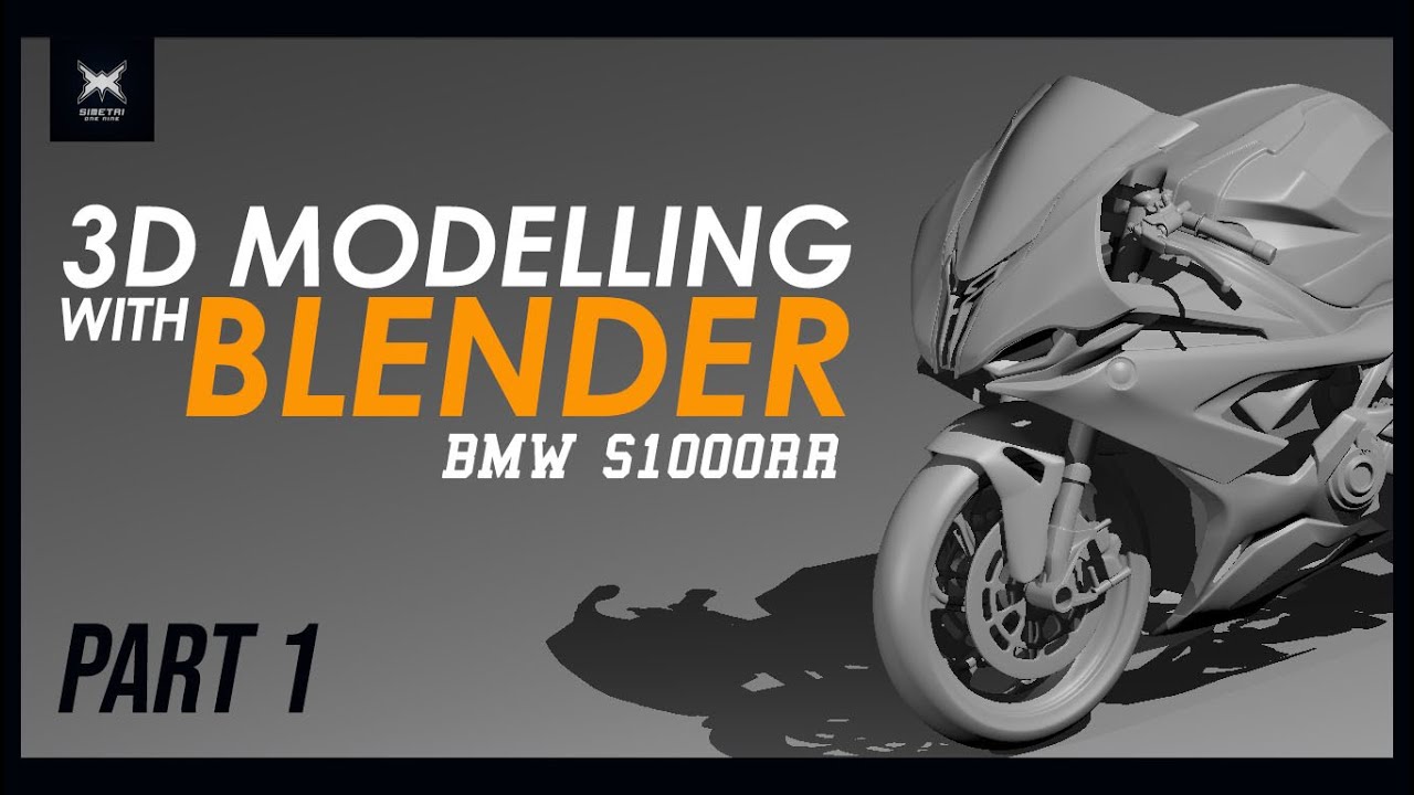BMW S1000RR - 3D Modelling with Blender - Part 1/3