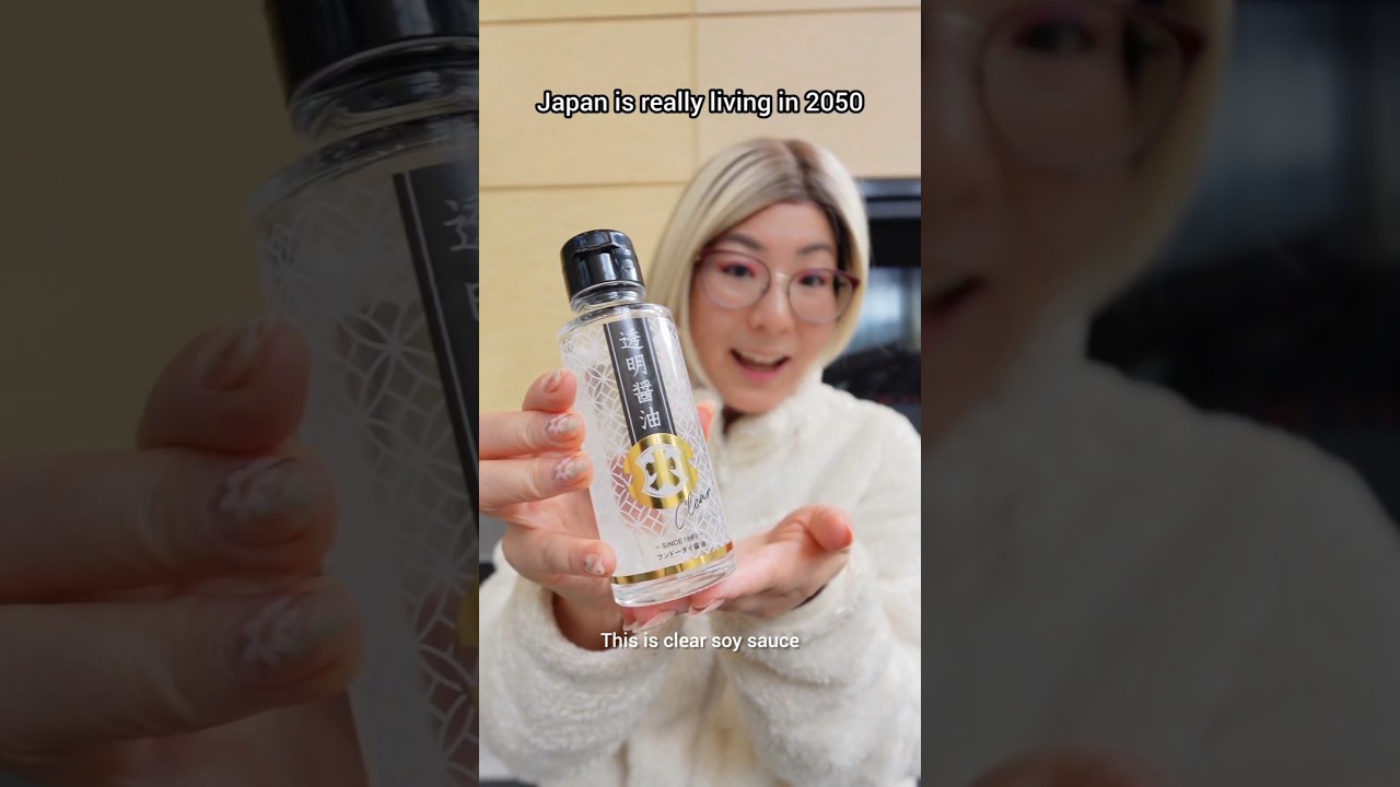 Look at this clear soy sauce, Japan is really living in 2050 #shortsfood #japan #donquixote