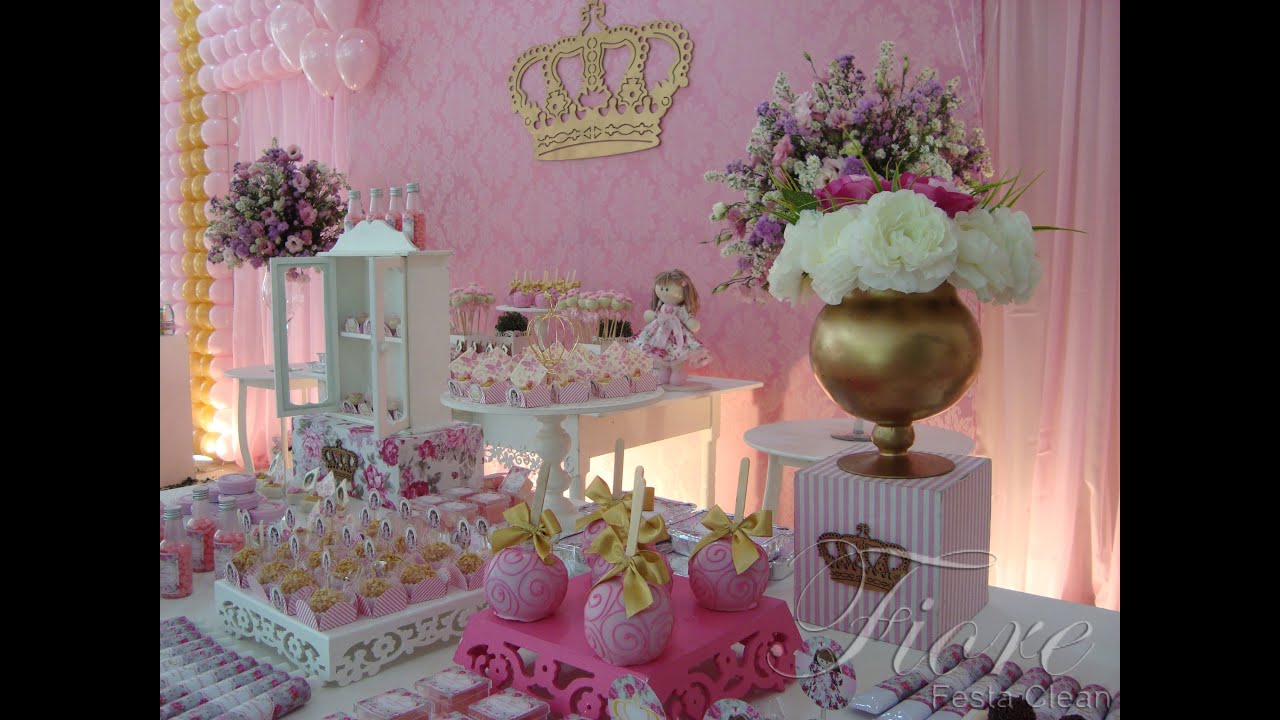 Festa Tema Boneca Princesa Floral - Ana Gabriela 1 aninho!
