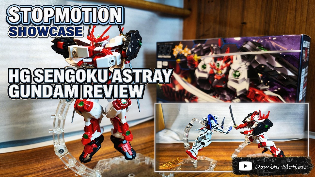 Stopmotion & Showcase HighGrade HG HGBF Sengoku Astray Gundam Review with Lofi Nostalgic J-Pop