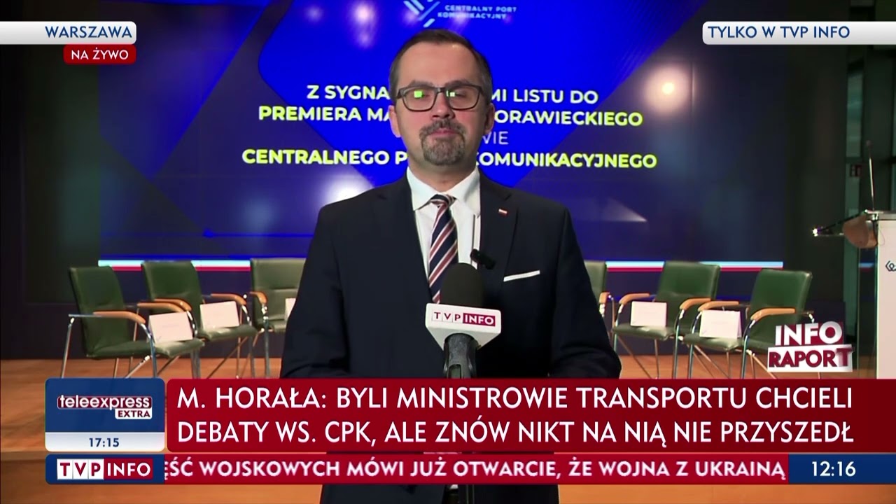 Min. Horała: Centralny Port Komunikacyjny to projekt, który przyniesie Polsce zyski
