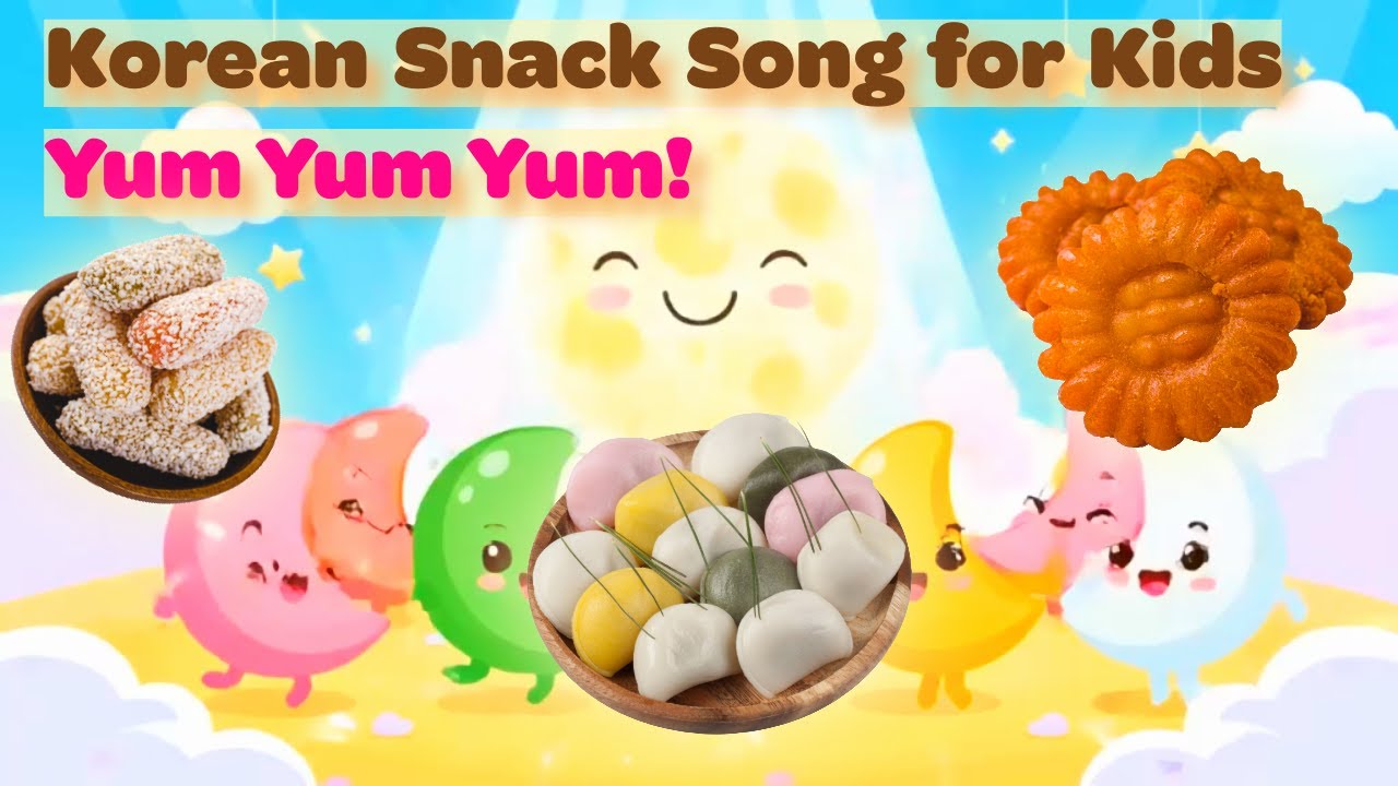[Eng ver.] Chuseok Snack Song 🌕 | Korean Thanksgiving Festival Song for Kids | Kids Korean Song