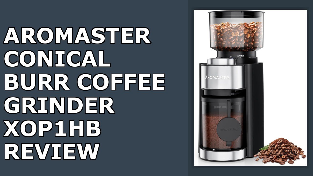 Aromaster Conical Burr Coffee Grinder with 25 Grind Settings,Adjustable 2-12 Cups Review