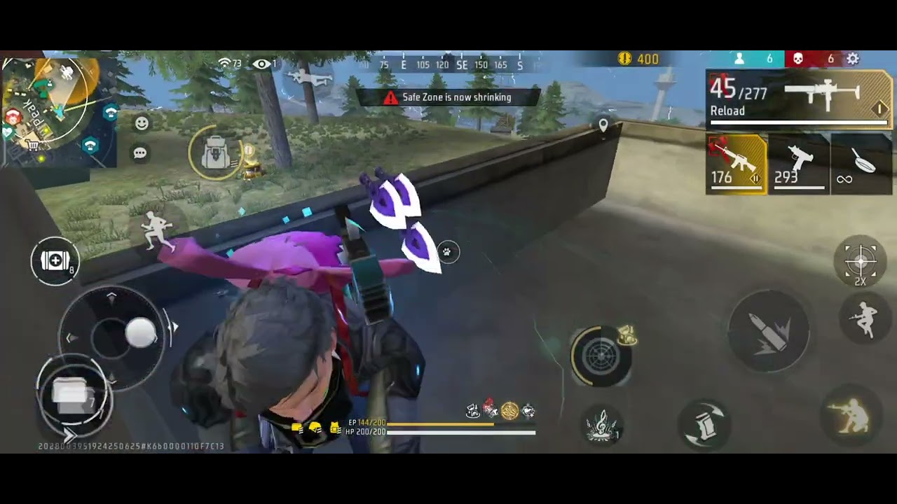 #66 FREEFIRE GAMEPLAY || OP 6 KILLS  || #br rank #gameplay  || #garena  #freefire #battleroyalegame