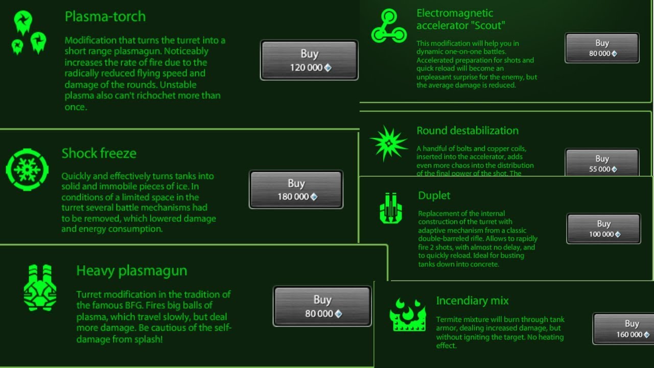 Tanki Online - Brand *New* Alterations Explained - 50+ Alterations - танки Онлайн