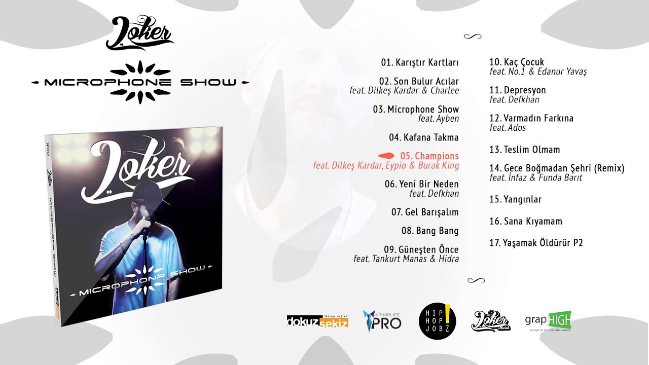 Joker - Champions (feat. Dilkeş Kardar, Eypio & Burak King) (Official Audio)
