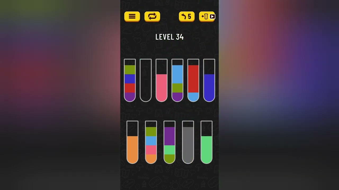 Water Sort Puzzle - Level 34