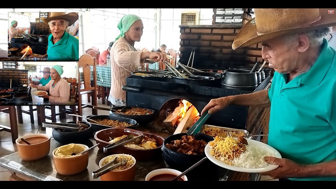 Levei Dona Cida e Seu Genesio ao restaurante para almoçar, olha encontro de campeões de audiência