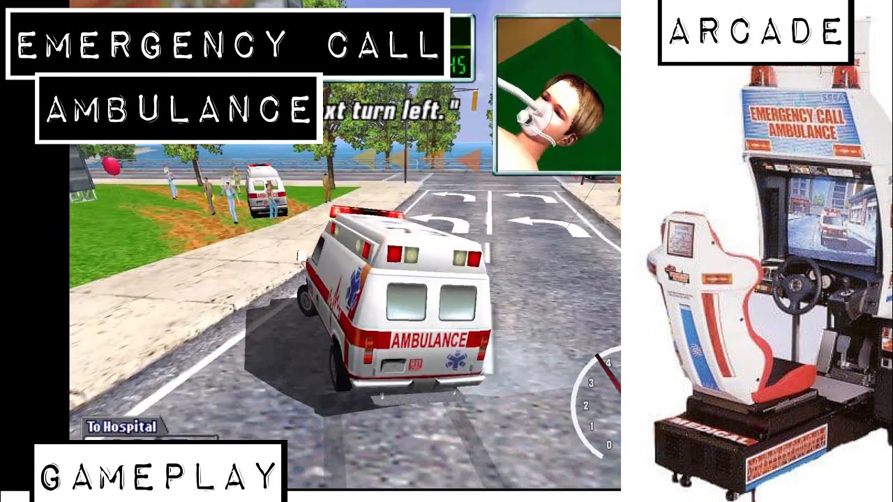 Emergency Call Ambulance - Arcade 1999 - Gameplay - Model 3