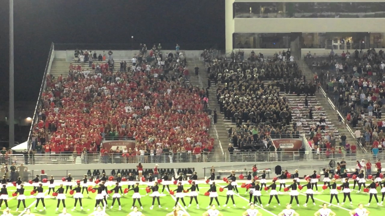 The Woodlands Highlander School Song Football Game