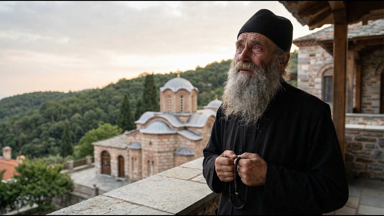 Слёзы в его голосе… Монах с Афона вложил в эту исцеляющую молитву всё своё существо.