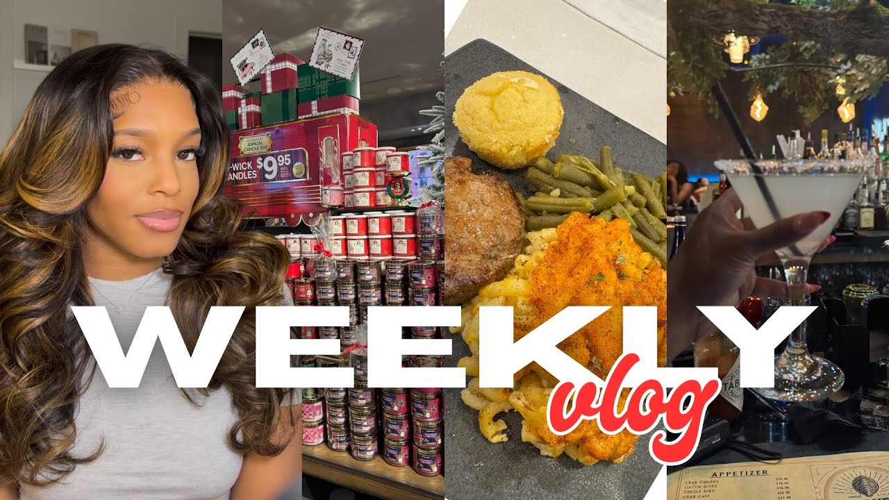 vlogmas ep. 04: candle sale, stop limiting God, gunna concert, watched diddy doc, morning hygiene