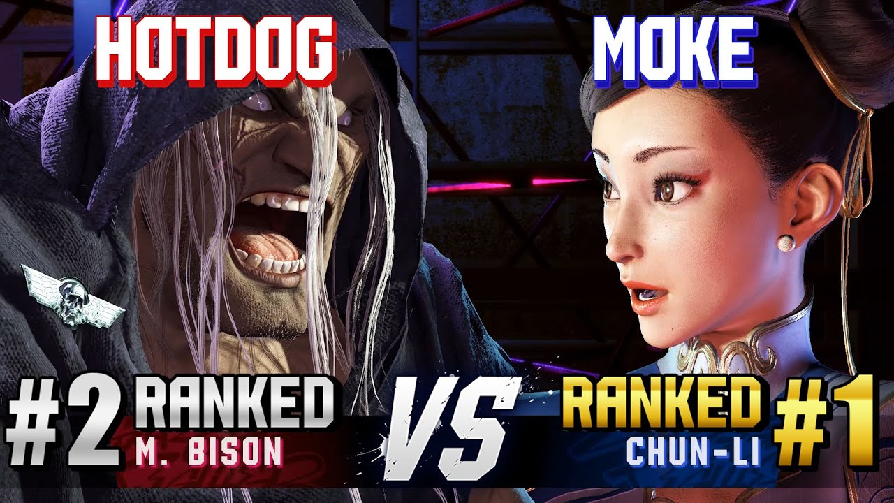 SF6 ▰ HOTDOG29 (#2 Ranked M.Bison) vs MOKE (#1 Ranked Chun-Li) ▰ High Level Gameplay