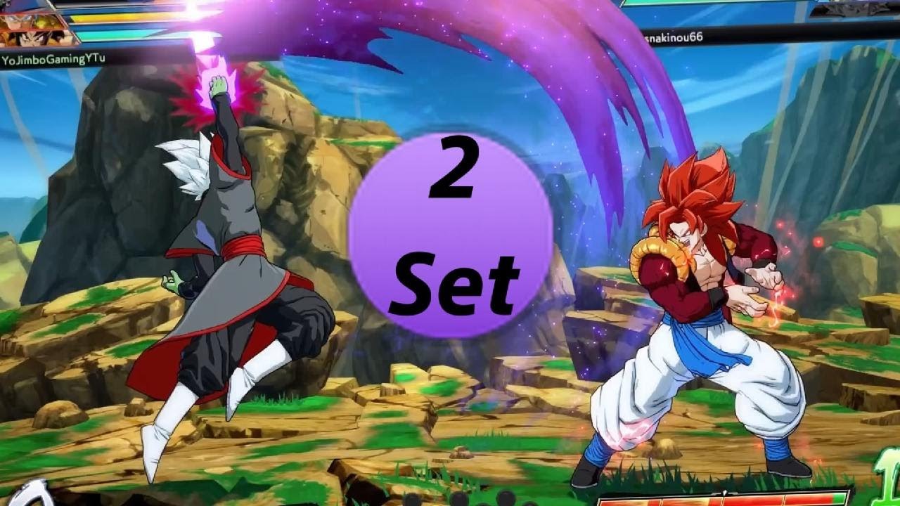 DBFZ 2 Set 🐣 UiGoku SSB/SS4 Gogeta vs 😈 SSB Gogeta Zamazu Yamcha