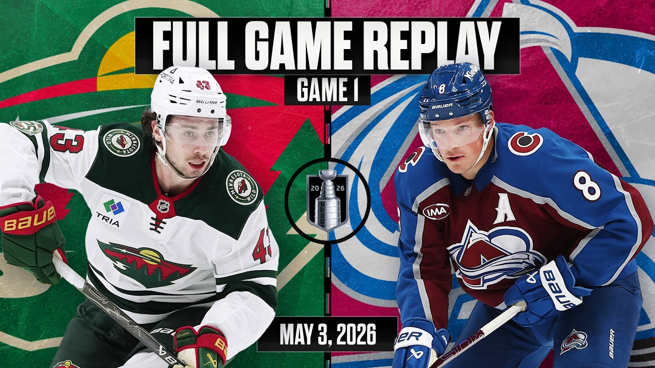 FULL GAME REPLAY: 15-GOAL Outburst | Minnesota Wild vs. Colorado Avalanche | Game 1 | May 3, 2026