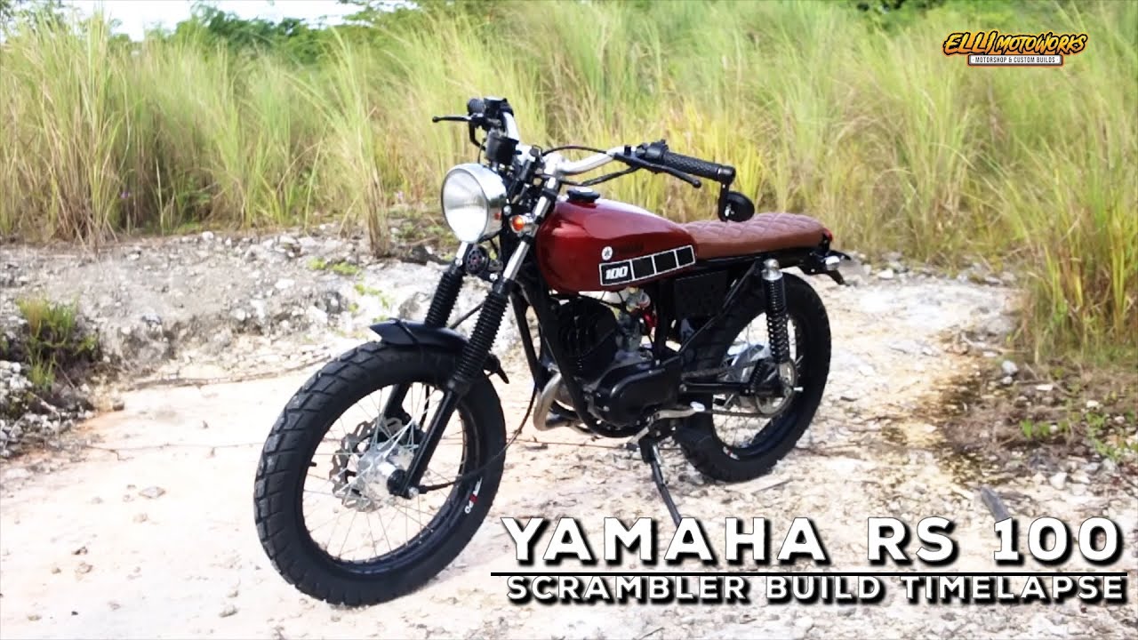 Yamaha RS 100 Scrambler Build Timelapse | Elli Motoworks