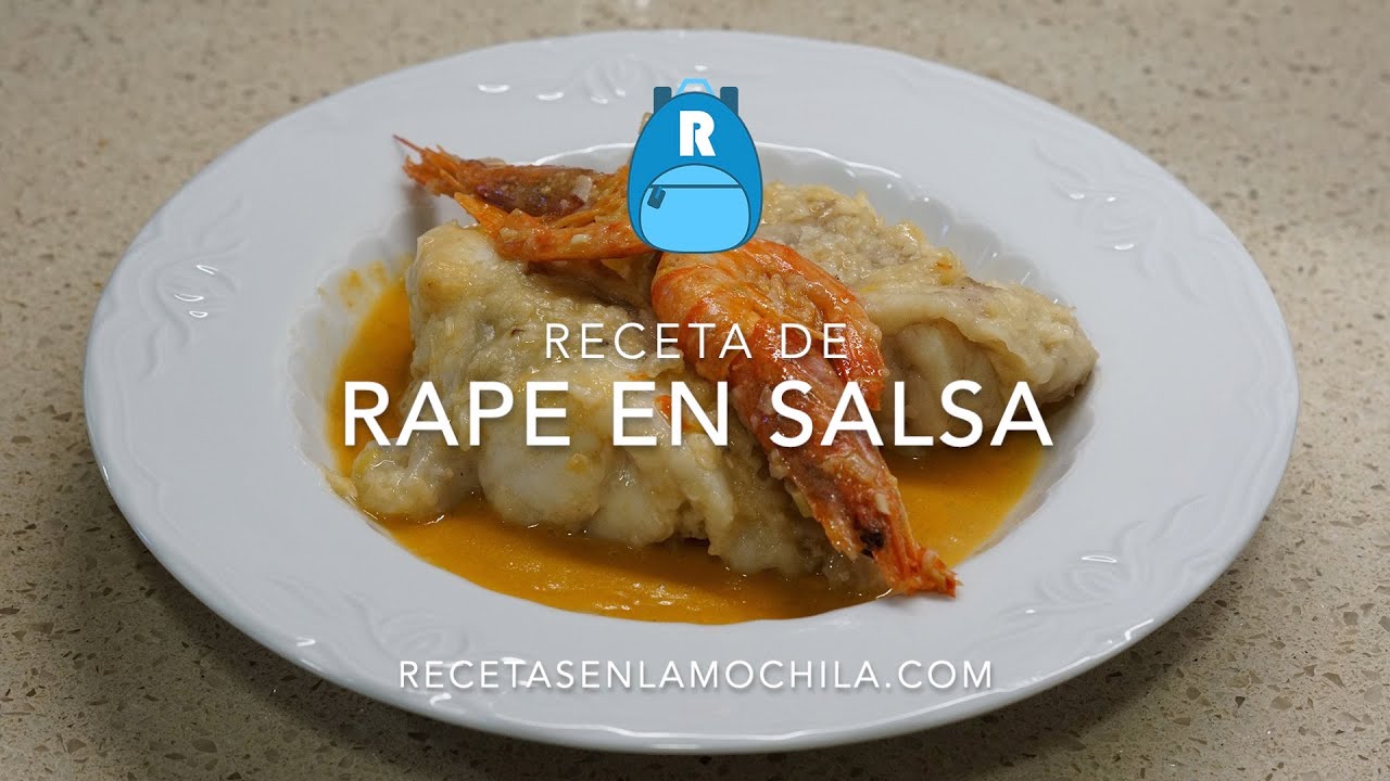 Receta de rape en salsa