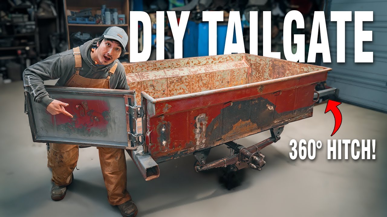 DIY Trailer Hitch & Tailgate on my ex-Military Camper Project