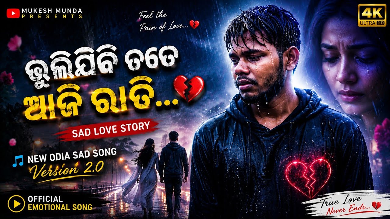 🎵 ଭୁଲିଯିବି ତତେ ଆଜି ଠାରୁ 💔 | New Odia Sad Song Version 2.0 | Mukesh Munda