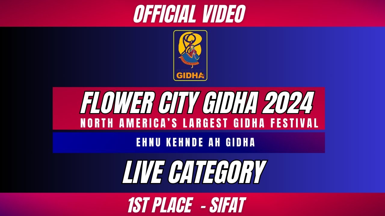 Sifat || 1st Place || Flower City Gidha 2024 || Live Category
