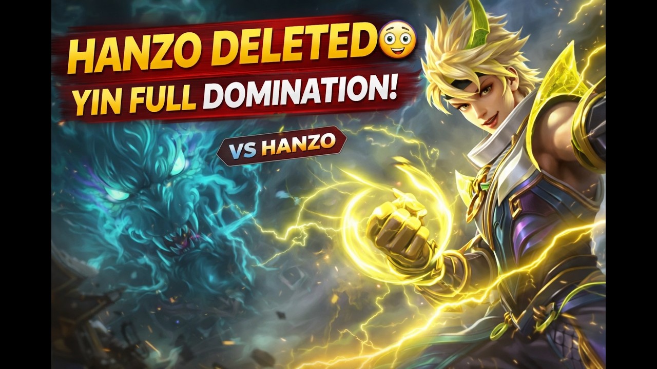 Yin Destroyed Hanzo 😈🔥 | Insane Comeback Match | Full Domination in Mobile Legends: Bang Bang