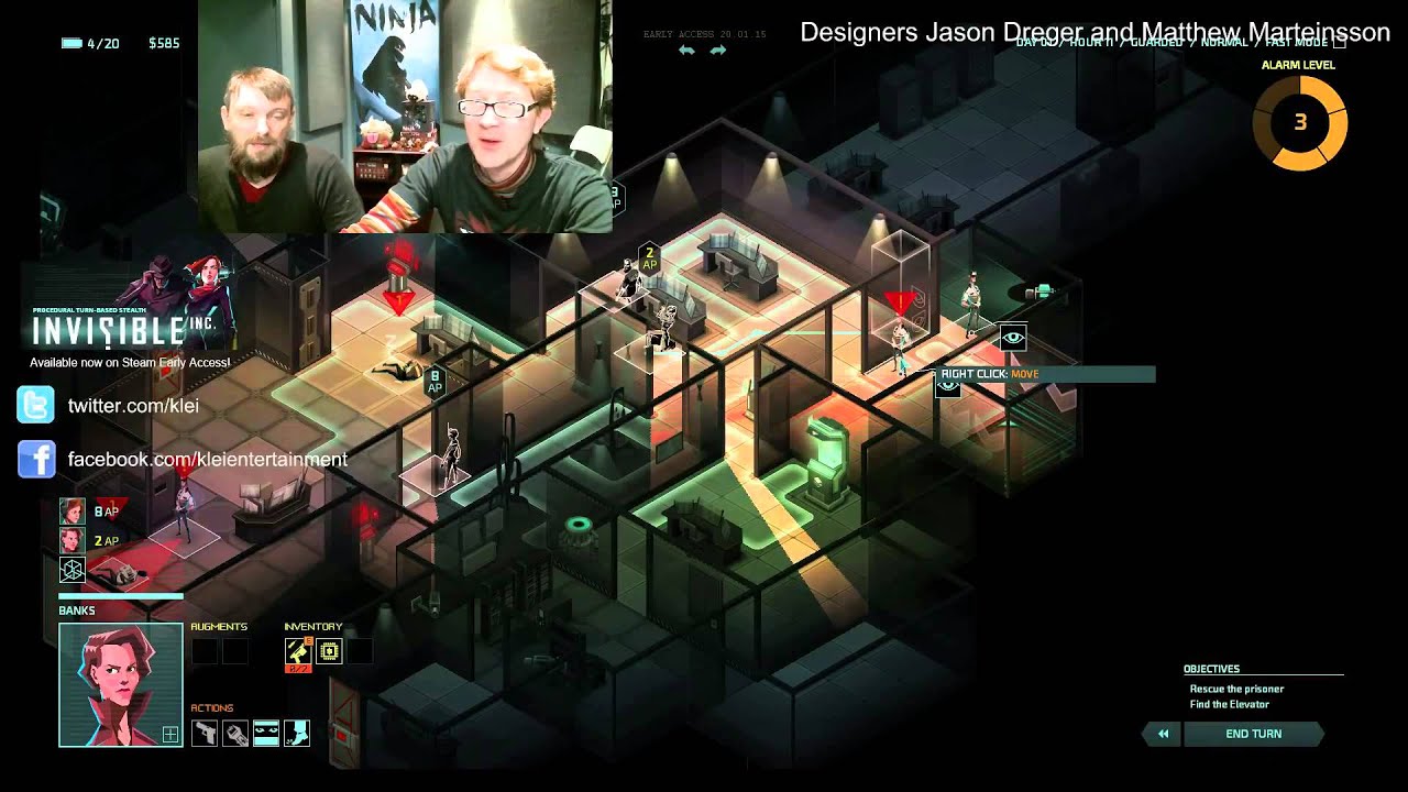 Rhymes with Play - Klei Weekly Devcast: Ep 21 - Invisible Inc