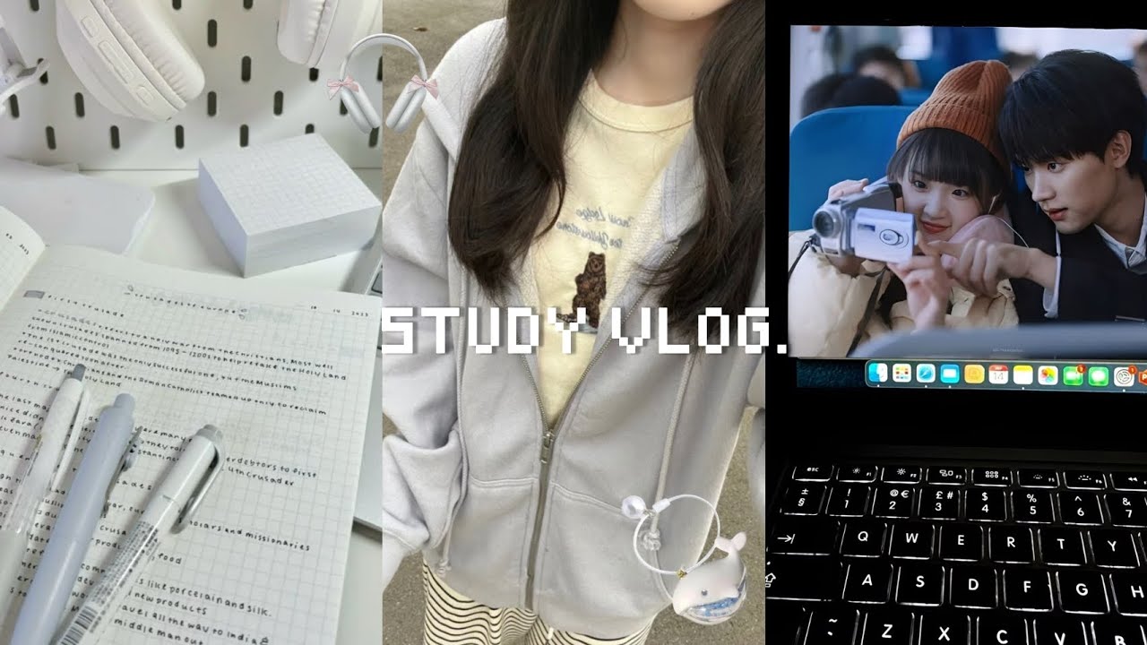 WEEK in LIFE OF A HIGHSCHOOL STUDENT 🐻‍❄️ lot of studying, all nighters, long drives, chill days💻📓