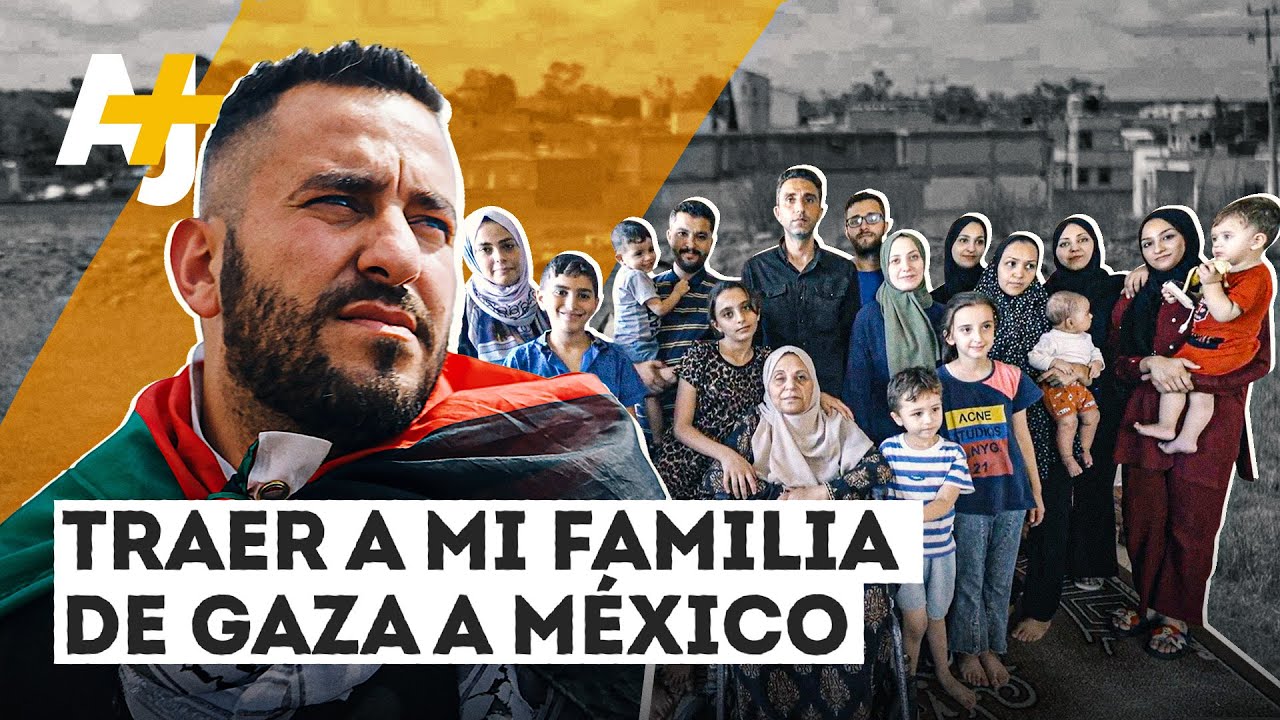 Una familia separada entre México y Gaza | @ajplusespanol