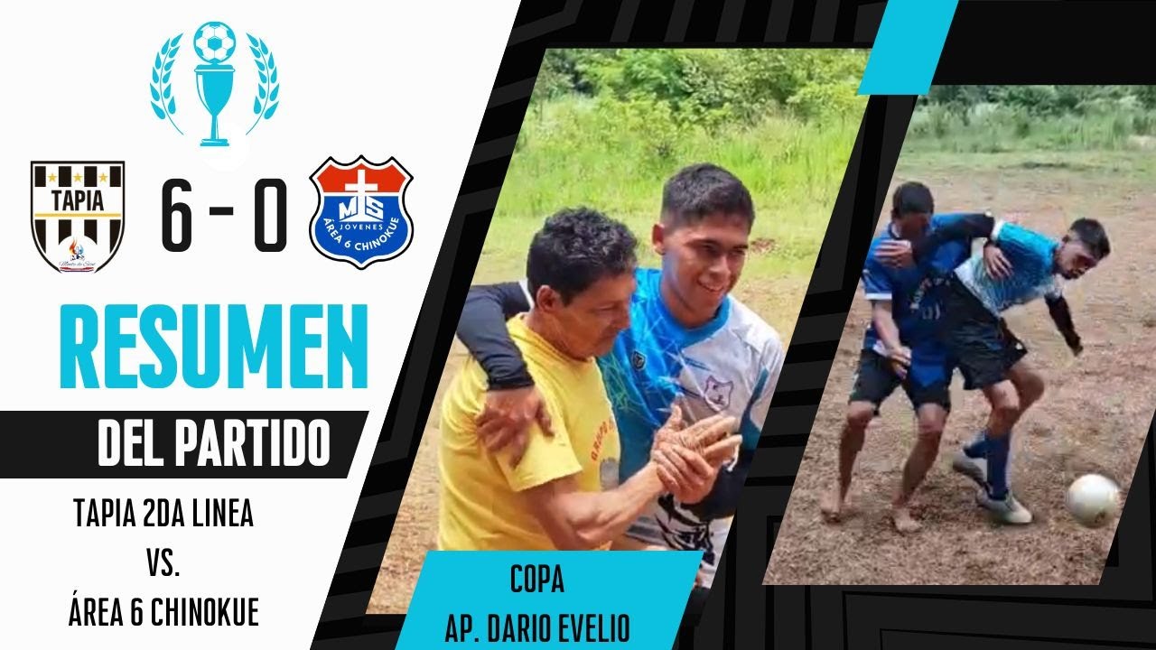 GOLEADA POR PARTE DE TAPIA PARA LOS DE ÁREA 6 CHINOKUE!! / Copa Ap. Dario Evelio 1ra Edición