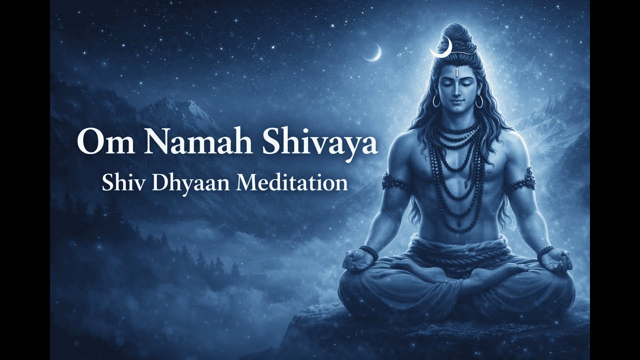 Om Namah Shivaya | Shiv Dhyaan Meditation | Powerful Shiva Mantra Chanting for Peace & Sleep