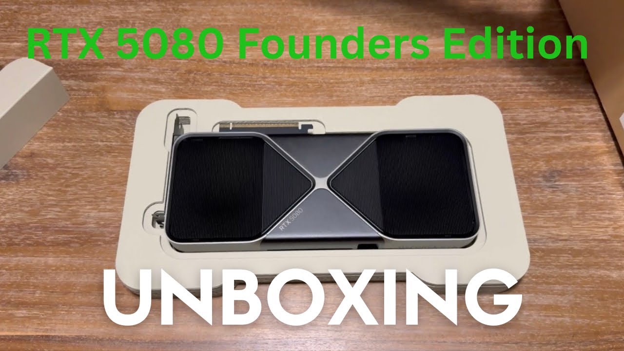 RTX 5080 Founders Edition Unboxing & Install! 