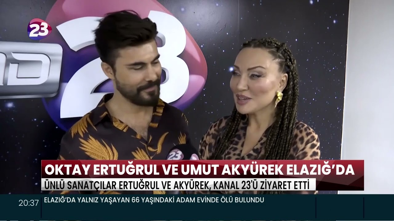 ÜNLÜ SANATÇI OKTAY ERTUĞRUL VE TÜRK SANAT MÜZİĞİ SANATÇISI UMUT AKYÜREK KANAL23’Ü ZİYARET ETTİ