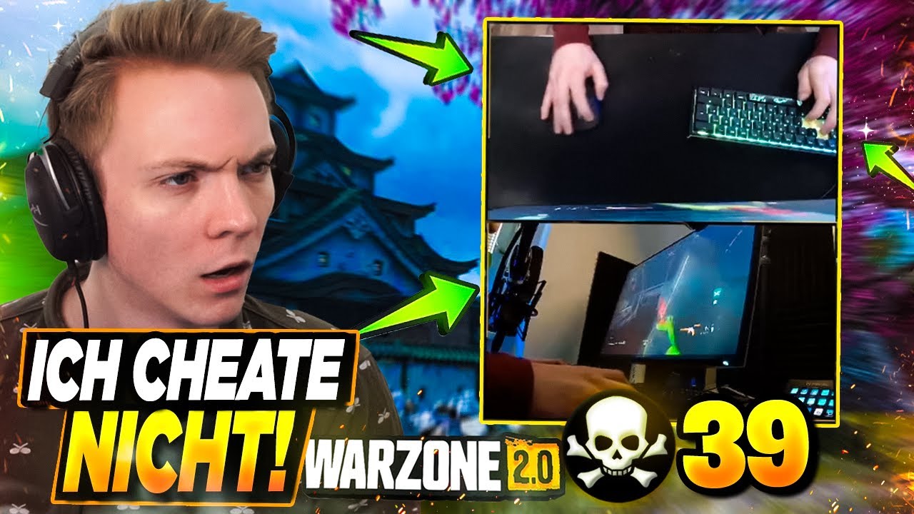 Ich beweise dass ich NICHT CHEATE💀 (Monitor- & Handcam *39 Kills*)