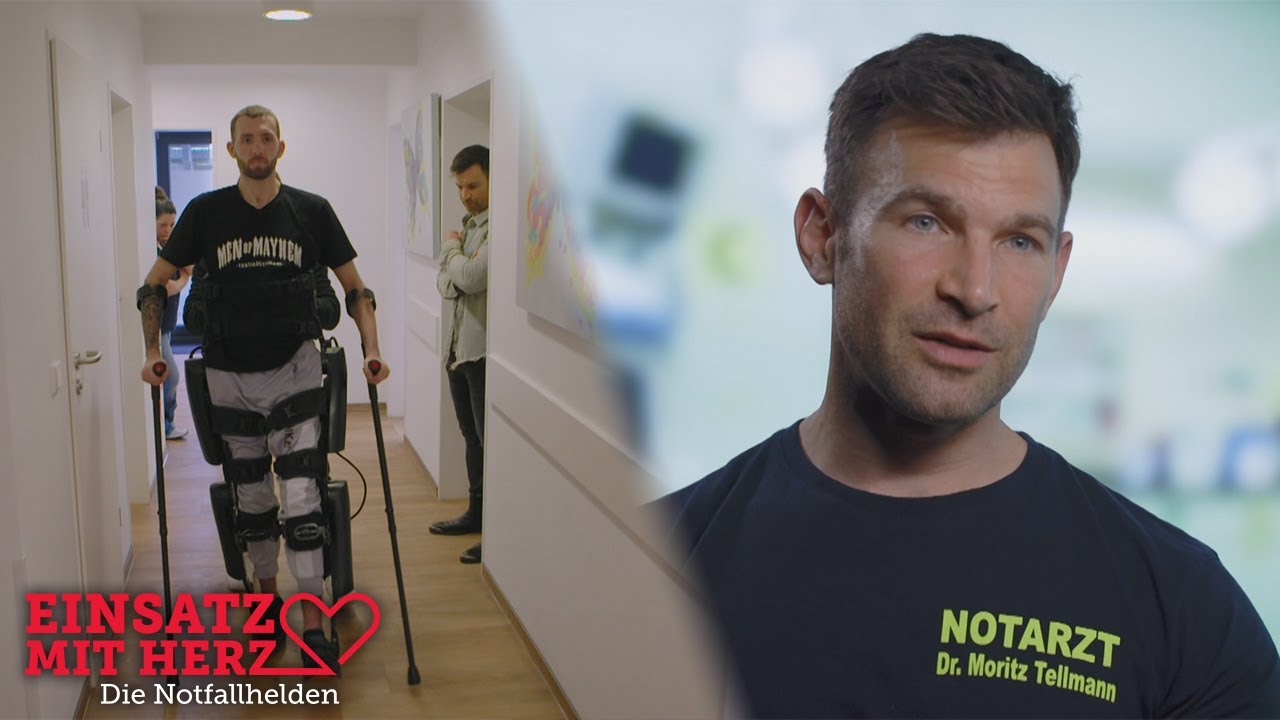 MOTORRAD-UNFALL mit SCHWERWIEGENDEN FOLGEN!👨‍🦽 - Moritz besucht Patient zuhause | Einsatz mit Herz