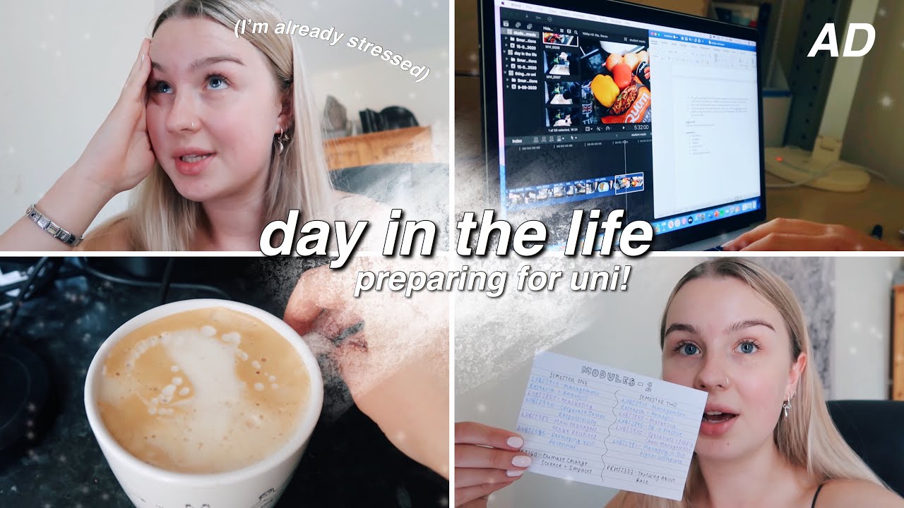 getting prepared for back to uni | timetable, modules & admin