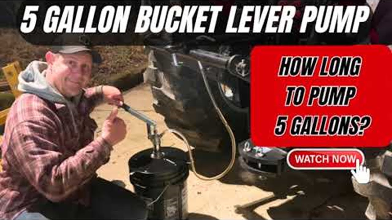 Is This 5 Gallon Bucket Lever Pump Really Worth Your Time?