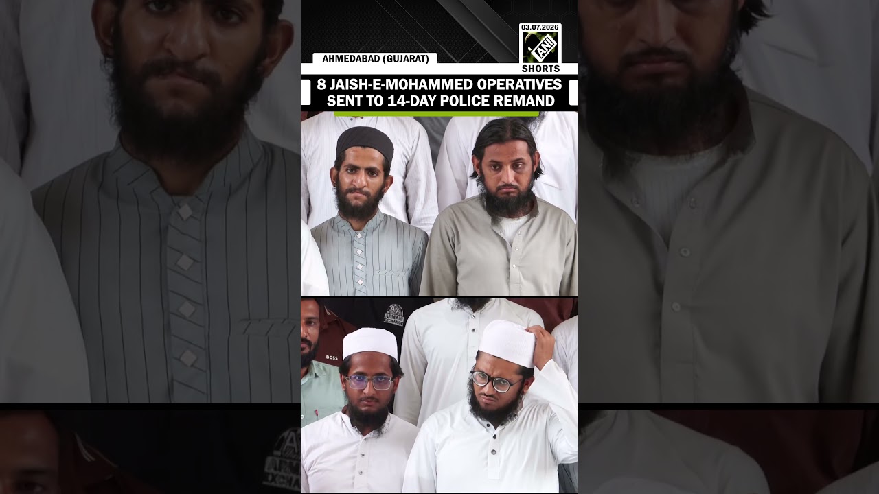 8 JeM-Linked accused sent to 14-Day police remand for alleged terror network plot in Gujarat