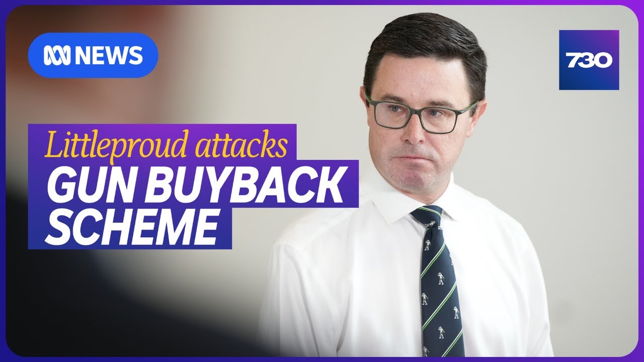 Nationals Leader David Littleproud rails against proposed gun buyback scheme | 7.30