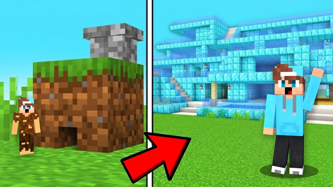 ARMES HAUS zu einem MILLIONÄRHAUS verwandeln in Minecraft!