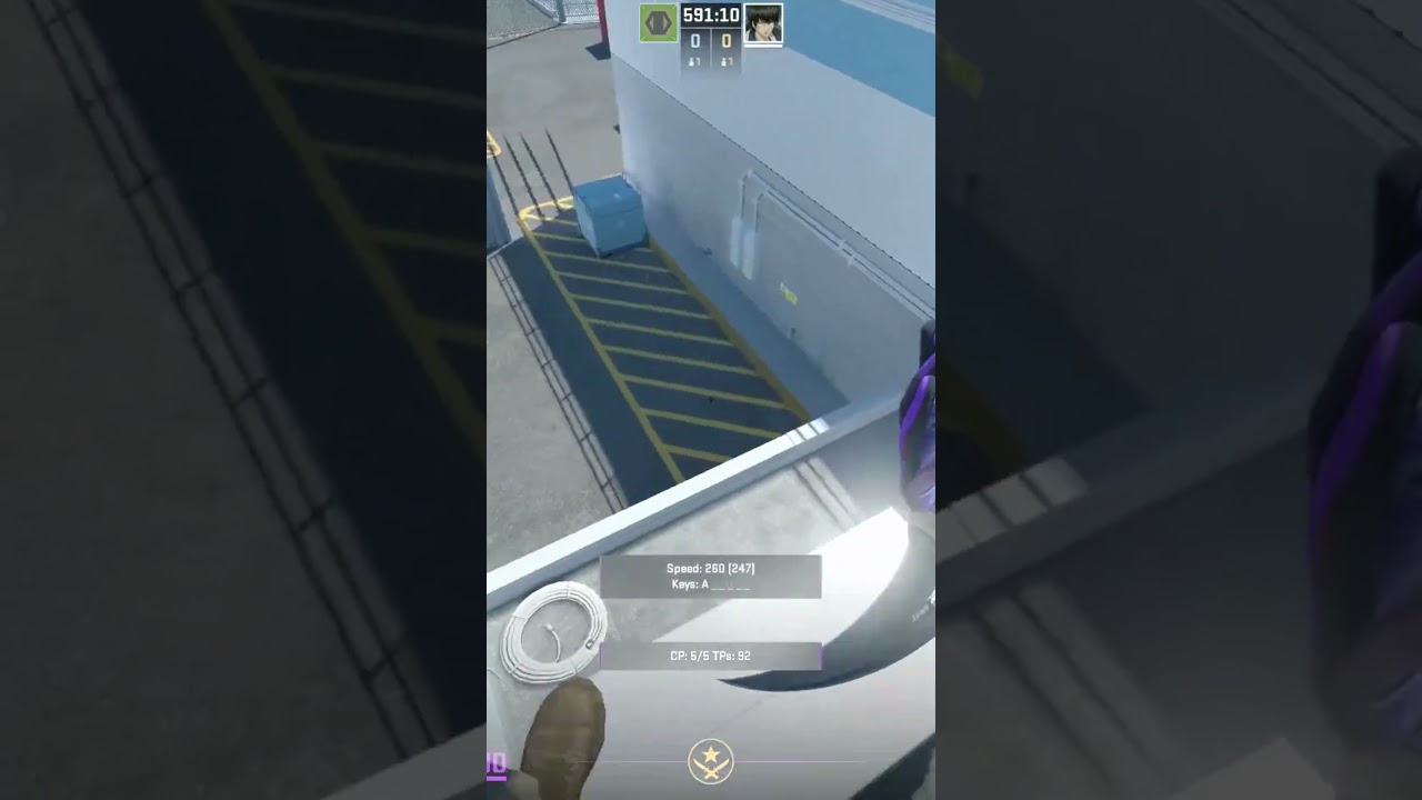 Jumpbug to ramp on Nuke CS2 #movement #cs #counterstrike2clips #gaming