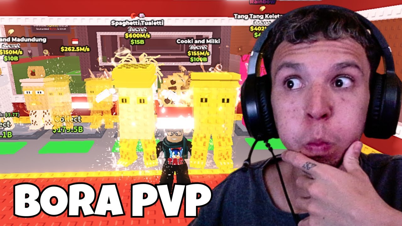 TABINHO NO PVP VALENDO BRAINROTS AO VIVO