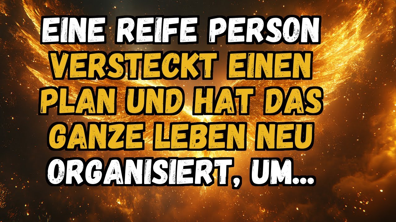 💌❤️ EINE REIFE PERSON VERSTECKT EINEN PLAN UND HAT DAS GANZE LEBEN NEU ORGANISIERT, UM...