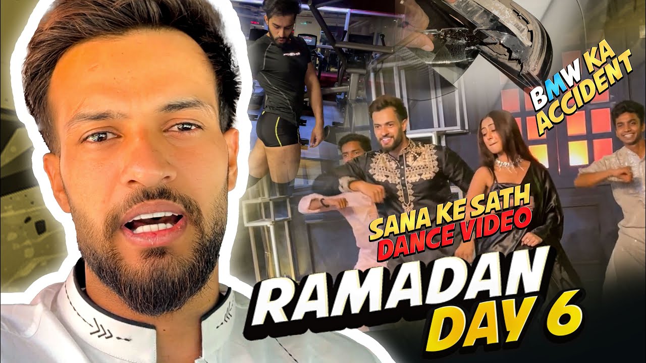 SANA KHAN KA SATH DANCE VIDEO | BMW KA HUA ACCIDENT | SHADAN FAROOQUI VLOG