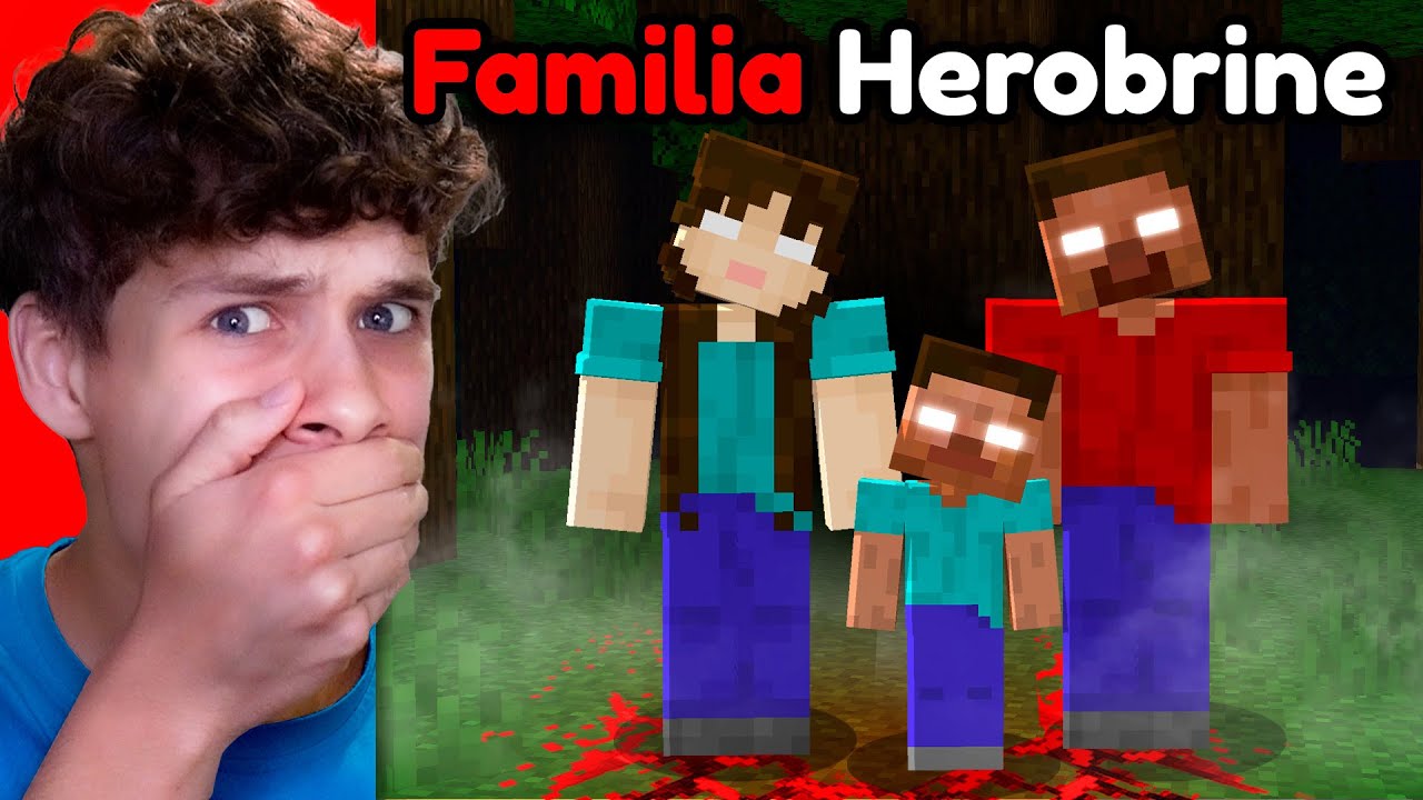 Encontré a Herobrine y Su FAMILIA en Minecraft - LA PELÍCULA
